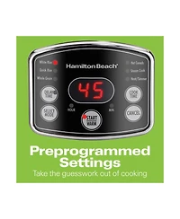 Hamilton Beach Rice/Hot Cereal Cooker - 37548