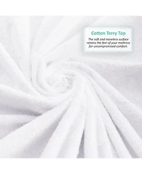 Nestl Deep Pocket Cotton Terry Hypoallergenic Waterproof Mattress Protectors
