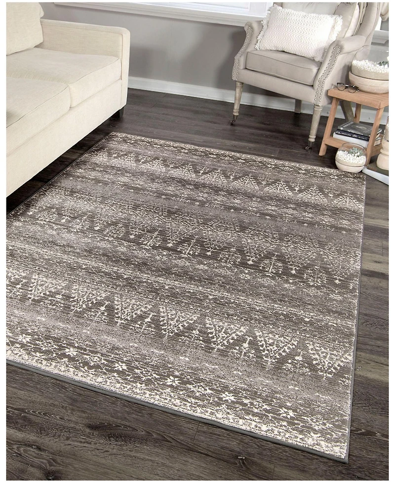 Closeout! Orian Illusions Thames Taupe 9' x 13' Area Rug