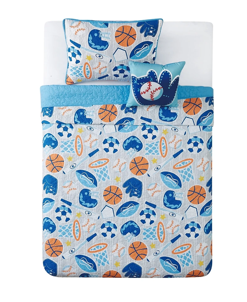 My World Kids All Star 2-Pc. Quilt Set, Twin