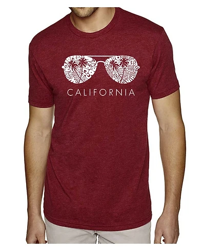 La Pop Art Men's Premium Word T-shirt - California Shades