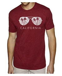 La Pop Art Men's Premium Word T-shirt - California Shades