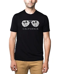La Pop Art Men's Premium Word T-shirt - California Shades