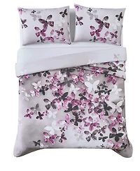 Vince Camuto Home Lissara 3 Piece Comforter Set, Full/Queen