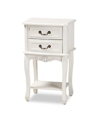 Furniture Gabrielle Victorian 2 Drawers Nightstand