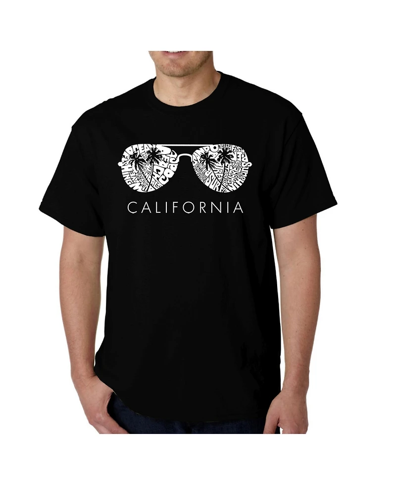 La Pop Art Men's Word - California Shades T-Shirt