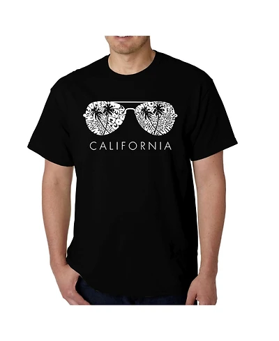 La Pop Art Men's Word - California Shades T-Shirt