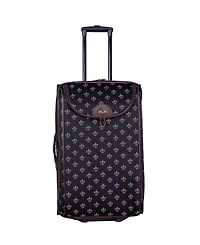 American Flyer Fleur De Lis 4 Piece Luggage Set
