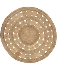 Closeout Surya Sundaze Sdz 1008 Wheat Round Area Rug