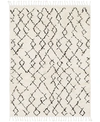 Livabliss Berber Shag Bbe-2301 Charcoal 7'10" x 10'2" Area Rug