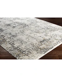 Surya Solar Sor-2308 Charcoal 3' x 9'10" Runner Area Rug