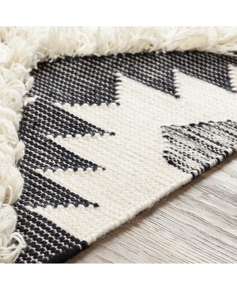 Closeout! Livabliss Apache Apa-2303 Black 3' x 5' Area Rug