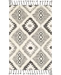 Closeout! Livabliss Apache Apa-2303 Black 6' x 9' Area Rug