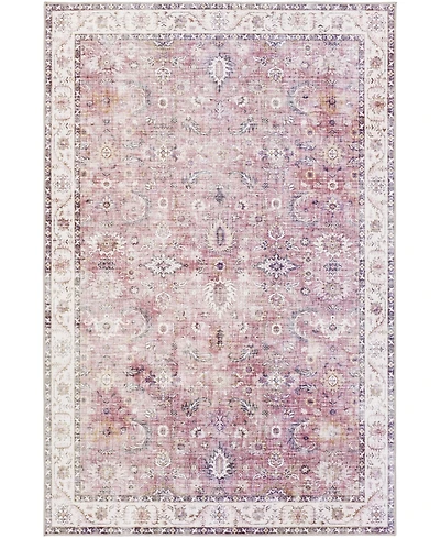 Livabliss Iris Irs-2305 Burgundy 3'6" x 5'6" Area Rug