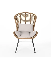 Noble House La Habra Outdoor Club Chairs