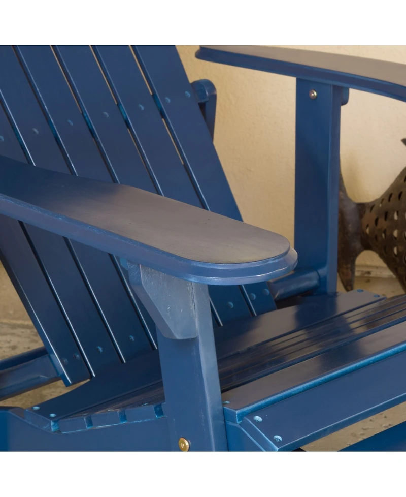 Noble House Hanlee Folding Adirondack Chair