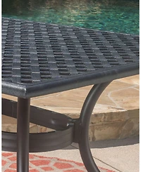 Noble House Caruba Cast Rectangular Table