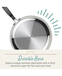 Farberware Classic Stainless Steel 1-Qt. Straining Saucepan & Lid