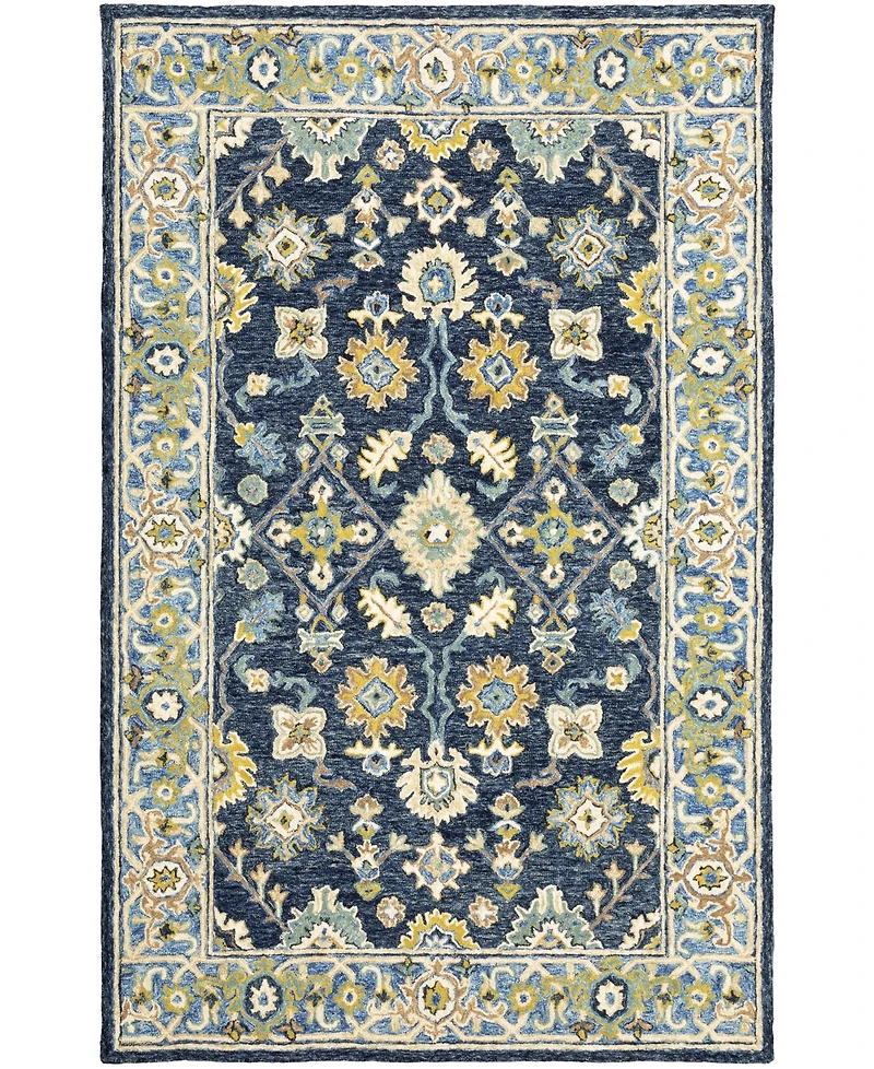 Oriental Weavers Alfresco Navy 3'6" x 5'6" Area Rug
