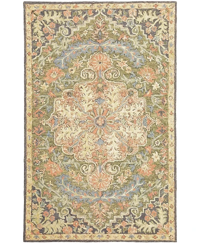Oriental Weavers Alfresco 28401 Blue 3'6" x 5'6" Area Rug