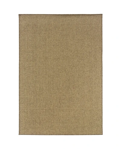 Oriental Weavers Karavia 2160X Tan 6'7" x 9'6" Outdoor Area Rug