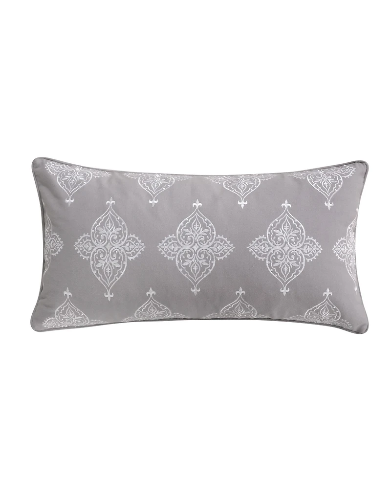 Levtex Rome Embroidered Decorative Pillow, 12" x 24"
