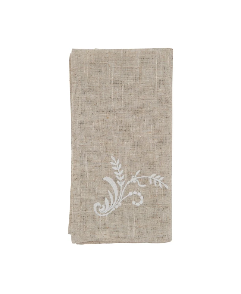 Saro Lifestyle Embroidered Placemat Set of 4