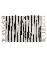 Saro Lifestyle Zebra Chindi Placemat Set of 4