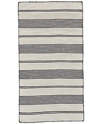 Feizy Duprine R0560 Black 4' x 6' Area Rug
