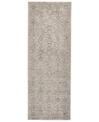 Feizy Prasad R3682 Silver 2'10" x 7'10" Runner Rug
