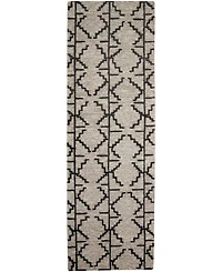 Feizy Enzo R8732 Charcoal 2'6" x 8' Runner Rug