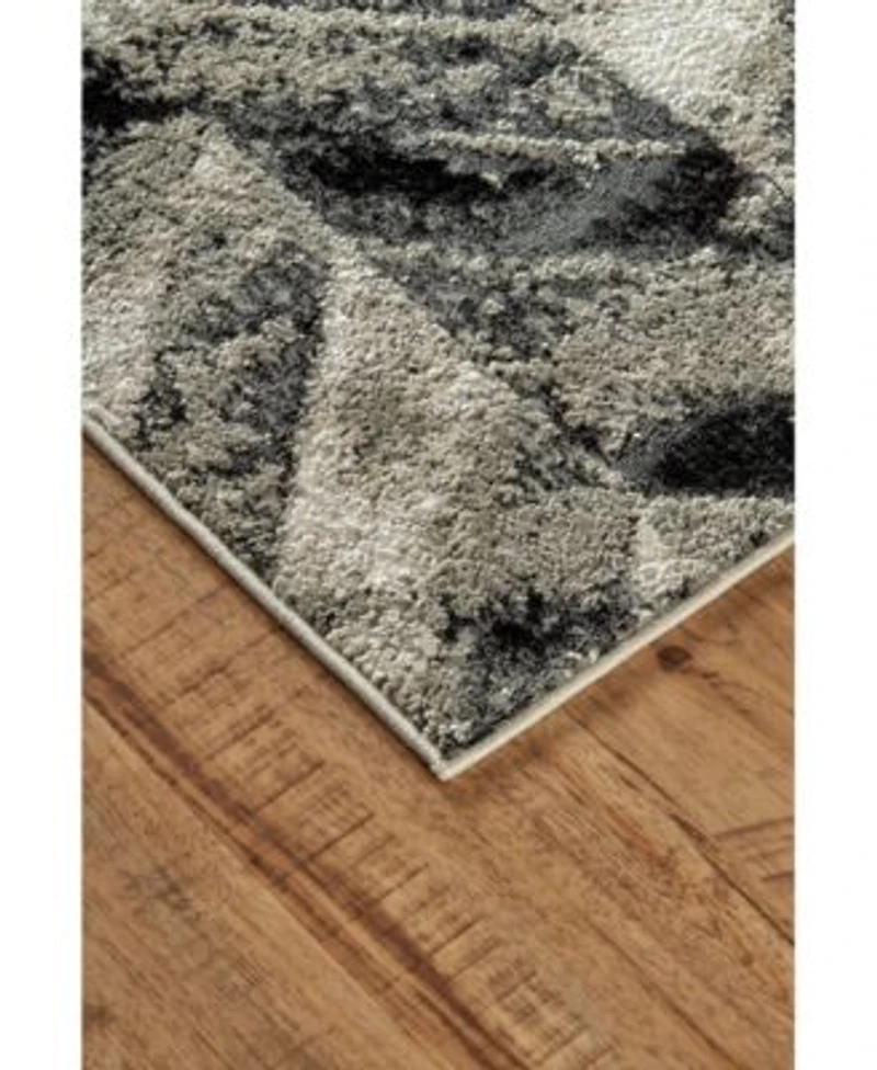 Simply Woven Hadlee R3048 Gray Rug