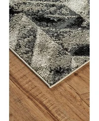 Simply Woven Hadlee R3048 Gray Rug