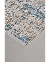 Feizy Cadiz R3891 Blue 3'1" x 5' Area Rug