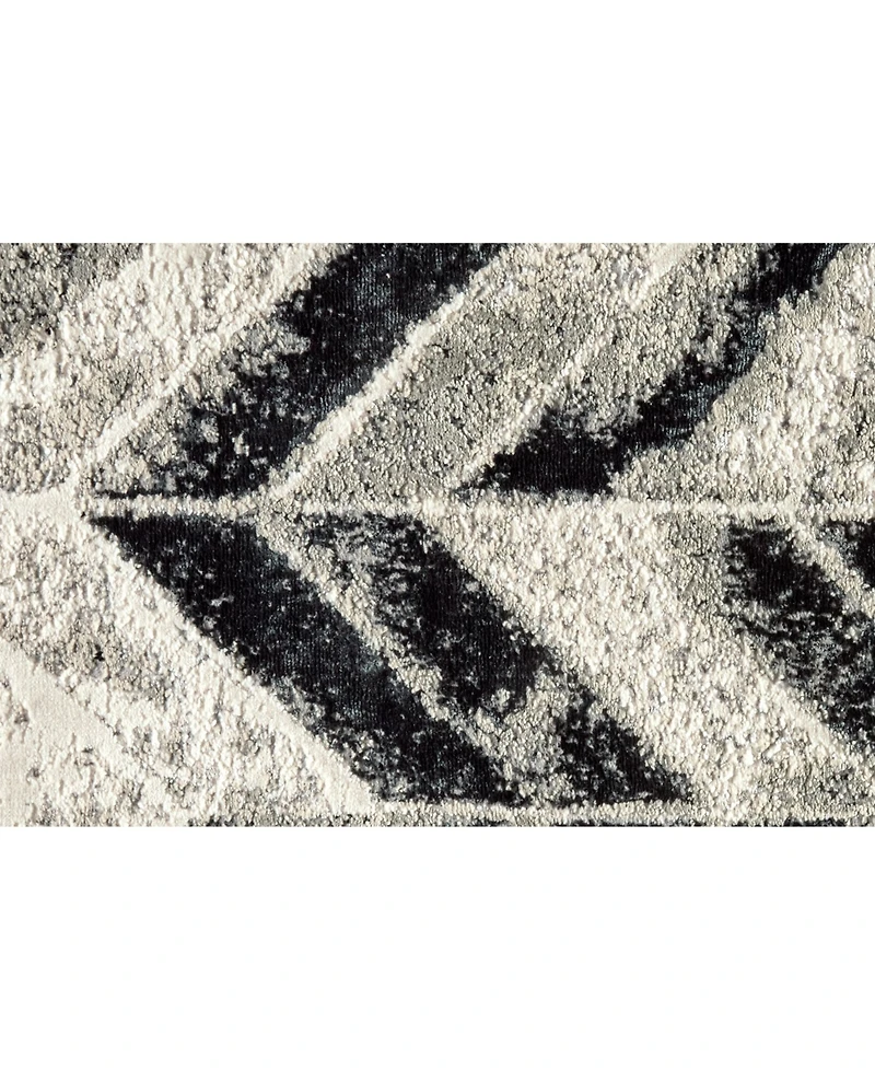 Feizy Micah R3048 Gray 6'7" x 9'6" Area Rug