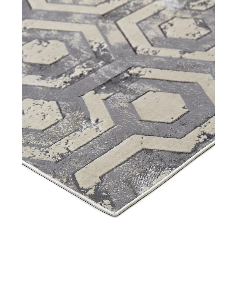 Feizy Micah R3046 Beige 6'7" x 9'6" Area Rug