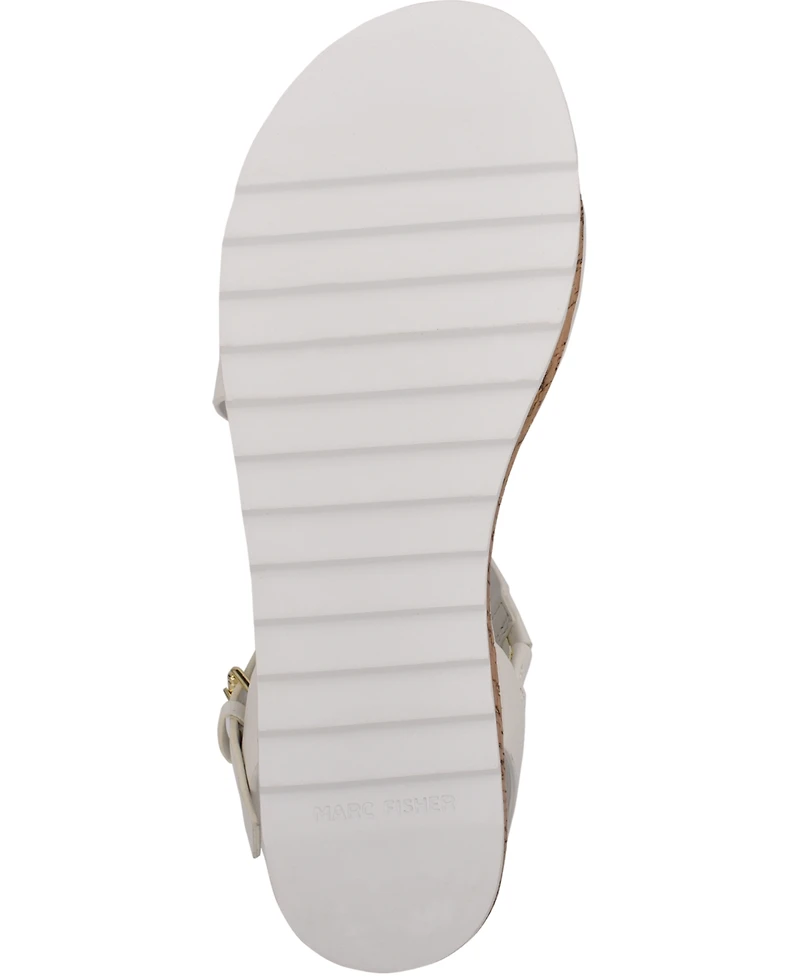 Marc Fisher Women's Grandie Treaded Flatform Wedge Sandals