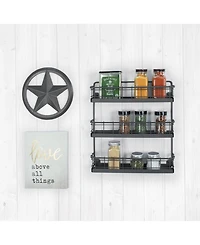 Spectrum Vintage-like Living Wall Mount 3-Tier Spice Rack