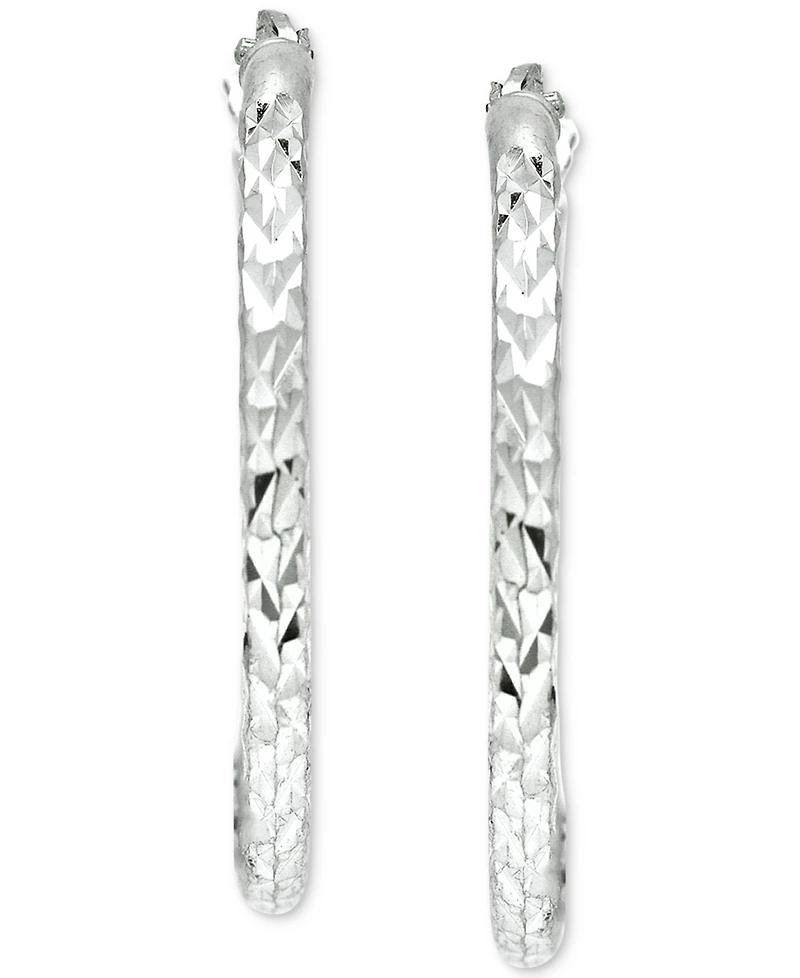 Giani Bernini Small Twist Hoop Earrings in Sterling Silver, 20mm, Created for Macy's