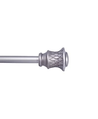 Kenney Fast Fit Jamey 5/8 Inch Decorative Curtain Rod for Easy Installation