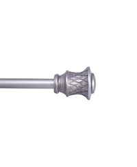Kenney Fast Fit Easy Install Jamey 5 8 Decorative Window Curtain Rod