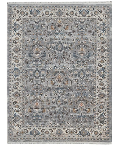 Amer Rugs Arcadia Arc-2 Gray/Ivory 5' x 7'8" Area Rug