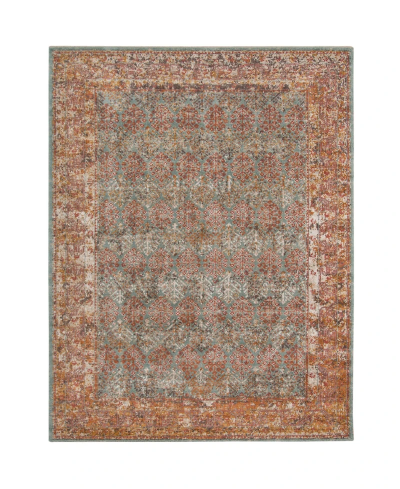 Amer Rugs Eternal Ete-15 Turquoise 5'7" x 7'6" Area Rug