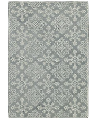 Amer Rugs Boston Bos-33 Gray 7'6" x 9'6" Area Rug