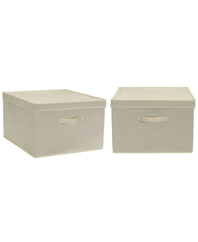 Household Essentials Jumbo Fabric Storage Bins 2 Pack