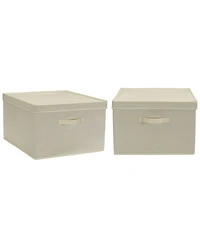 Household Essentials Jumbo Fabric Storage Bins 2 Pack
