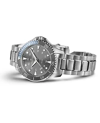 Hamilton Unisex Swiss Khaki Scuba Stainless Steel Bracelet Watch 37mm