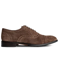 Anthony Veer Men's Ford Quarter Brogue Oxford Lace-Up Dress Shoe