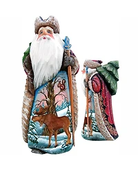G.DeBrekht Woodcarved Hand Painted Merry Wonder Figurine