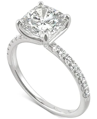 Charles & Colvard Moissanite Engagement Ring (2-5/8 ct. t.w. Dew) in 14k White Gold